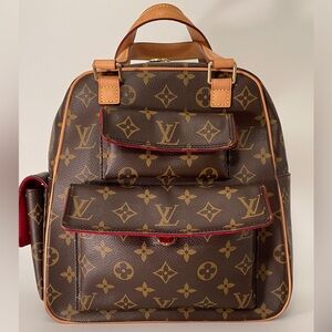 NWOT Vintage 
Louis Vuitton Monogram Canvas Excentri-Cite handbag + dust cover